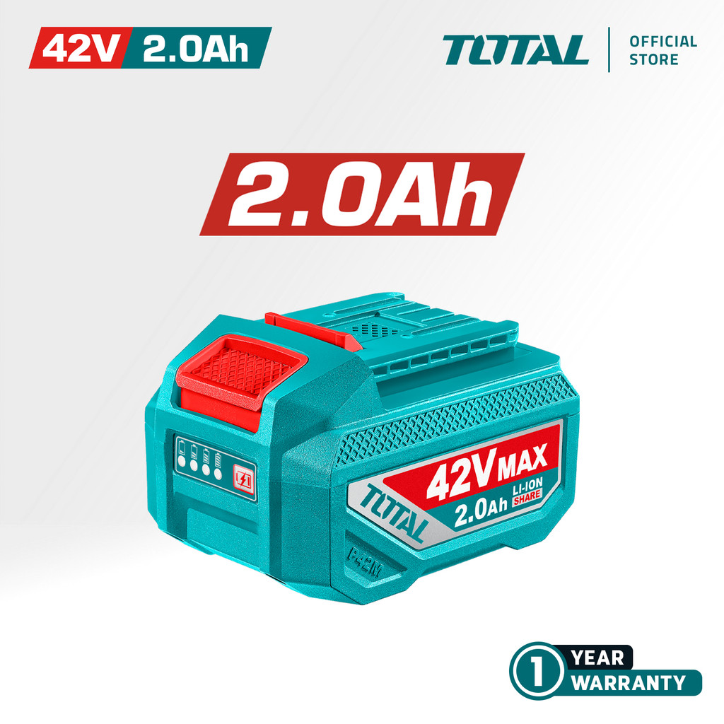 TOTAL Tools P42M ชุดแบตเตอรี่ลิเธียมไอออน (42V / 2.0Ah) TFBLI42201