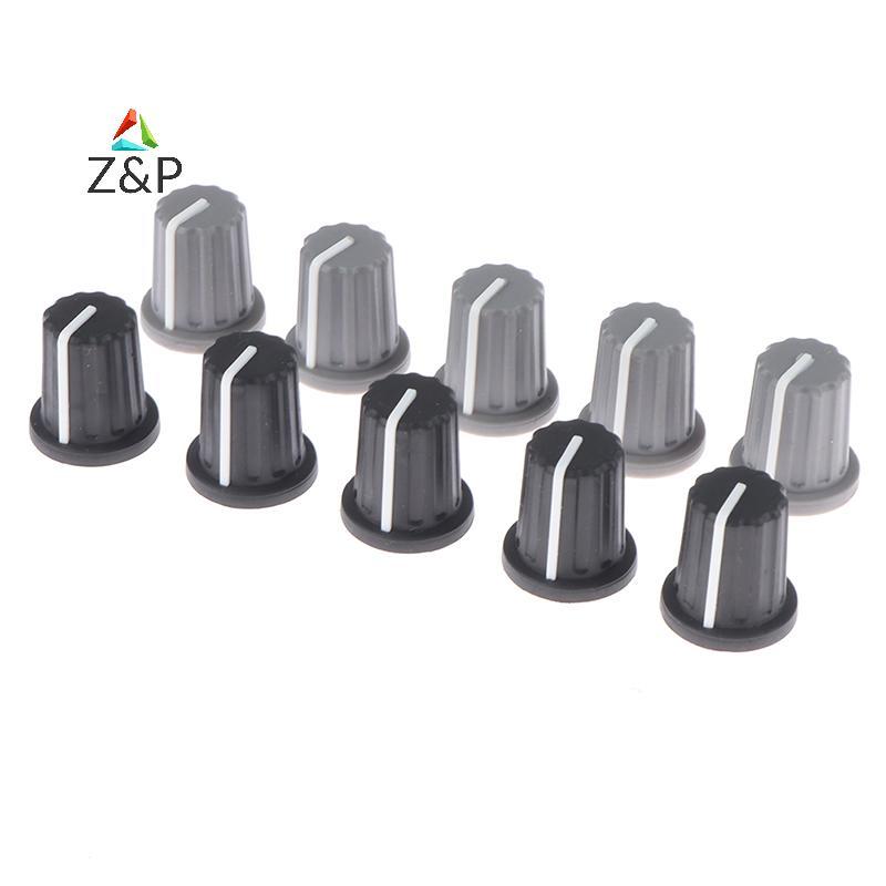 Z&P 5 ชิ้นยางครึ่งเพลาลูกบิด Potentiometer Encoder ลูกบิด 270 องศา D-Shaped COD