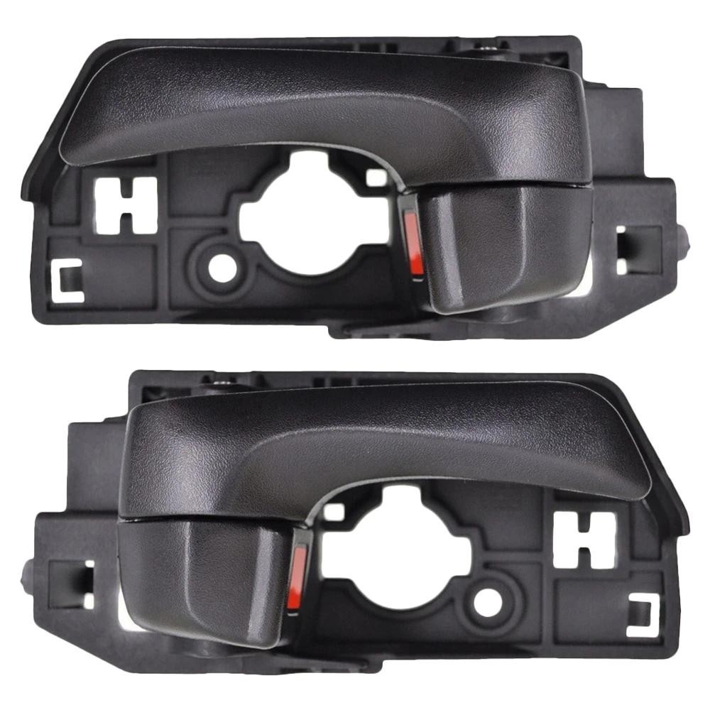 ภายในรถประตูด้านหน้าด้านหลังซ้ายขวาสีดํา/Chrome สําหรับ Hyundai Sonata 82610-3K520 82620-3K520 83610