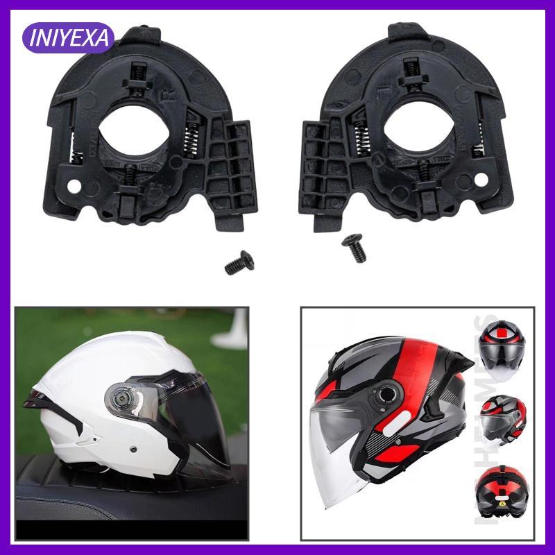 [Iniyexa] 2x Helmet Visors Shield Base แบบพกพา ติดตั้งง่าย, พรีเมี่ยม, ใช้งานได้จริงซ้ายและขวา, อุปก