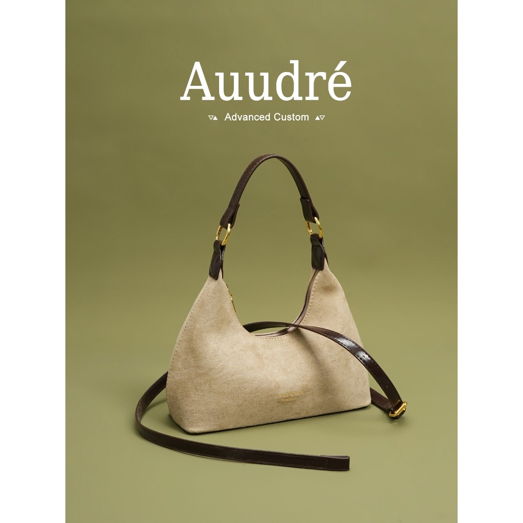 Auudre Retro Niche Handbag Female Commuter Crossbody Small Bag