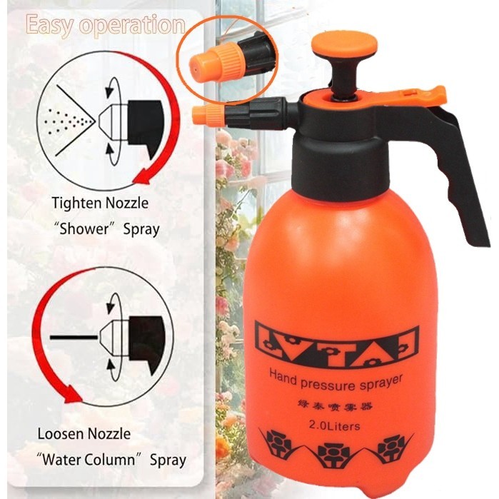 Multi-Purpose 2 Liter Pressure Sprayer Pump Hand Pump Sprayer Gardening Tool Water Spray Bottle