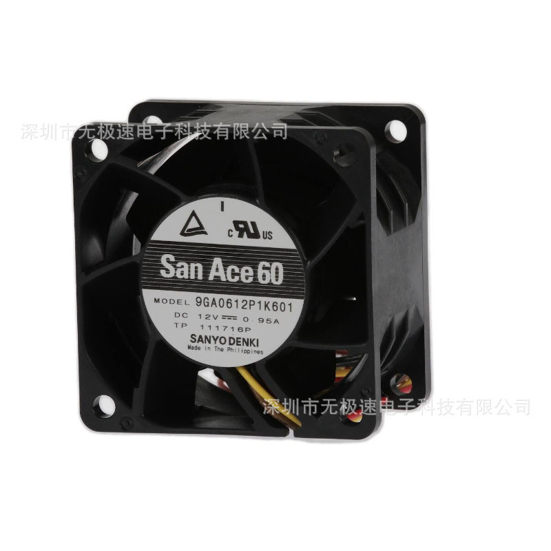 9GA0612P1K601/K/H/J031 6038 12V 4 สาย PWM พัดลมเซิร์ฟเวอร์
