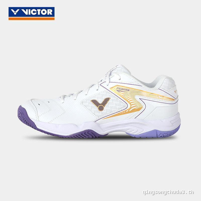 Wickdo VICTOR Victory P9200TD รองเท้าแบดมินตันมืออาชีพกว้าง 9200NTD แผ่นคาร์บอน A396 ปุ่ม