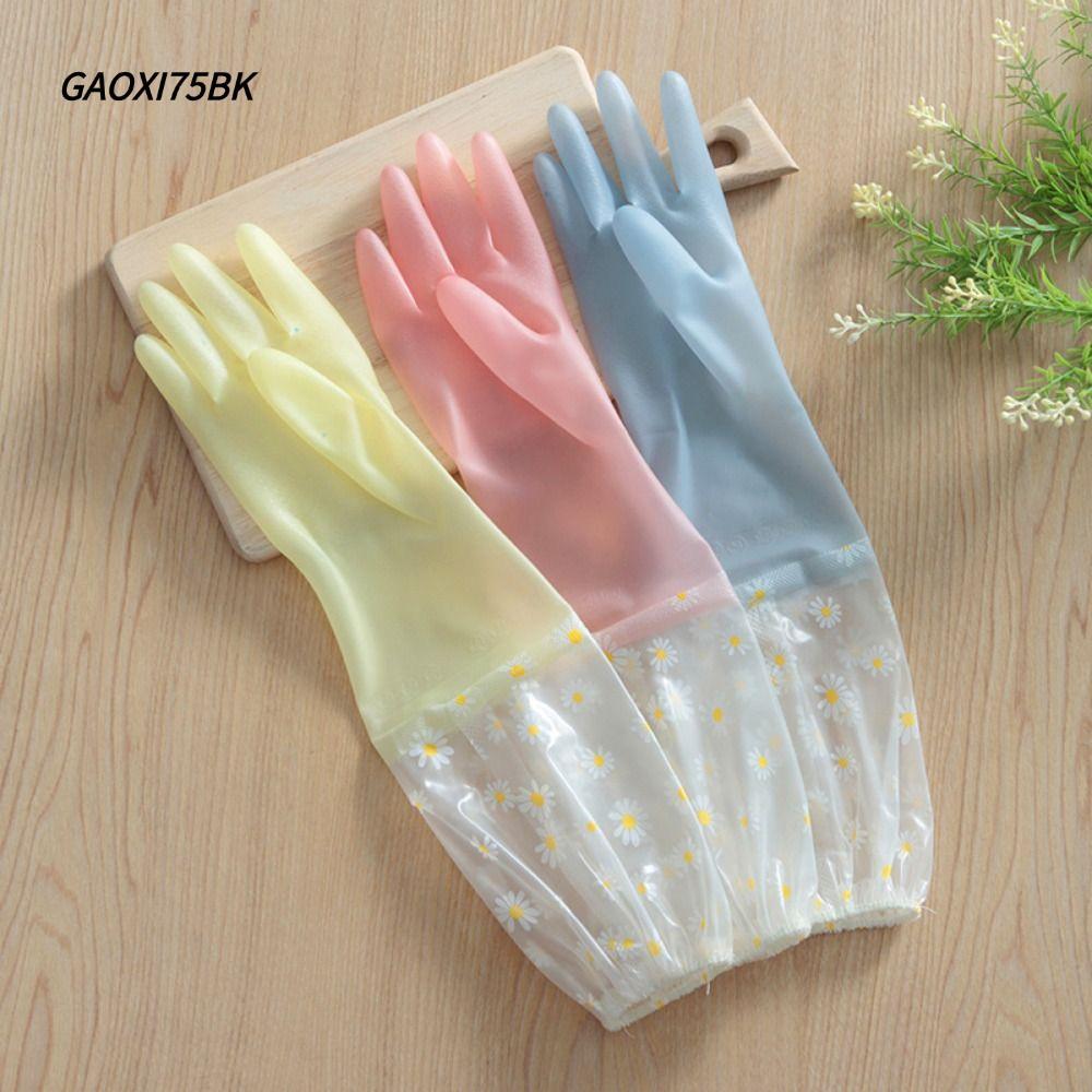 GAOXI75BK เครื่องมือทําความสะอาดห้องครัวยางกันลื่นกันน้ําขัดในครัวเรือน