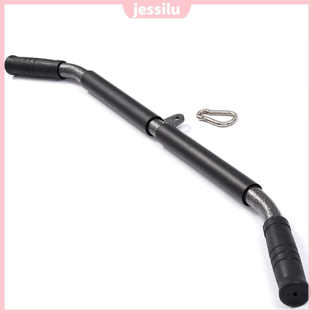 ⚡24ชม.⚡ Pulldown Bar DIY Fitness Body Tension Rod Cable แถบเหล็กสําหรับยิมเครื่องสายเคเบิล