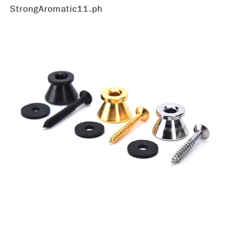 StrongAromatic 2 ชิ้นสายกีตาร์สายคล้องคอ Los Straplos สําหรับชิ้นส่วนกีตาร์ไฟฟ้า, PH