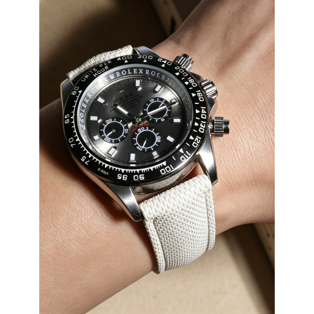 นาฬิกา ผู้ชาย seiko ของแทั นาฬิกาเด็กผู้หญิง สายนาฬิกาแบบทอฟลูออรีนสายนาฬิกาแบบถอดเร็วเหมาะสำหรับสาย