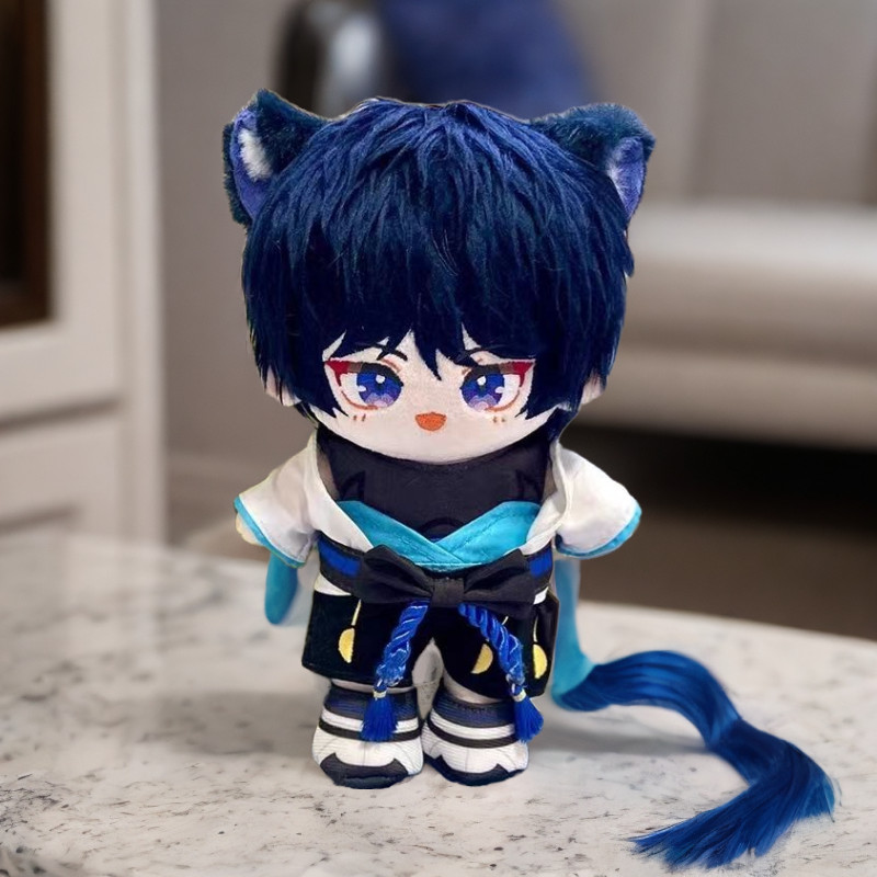 Genshin Impact Scaramouche ตุ๊กตาผ้าฝ้ายแต่งตัวตุ๊กตา