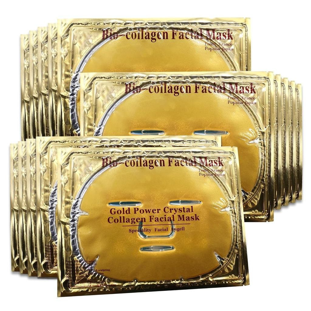 Yakuwa 24K Gold Gel Mask มาส์กบํารุงผิว อุดมด้วยคอลลาเจน ด้วยความชุ่มชื้น ลดบวม เอฟเฟกต์ต่อต้านวัยแล