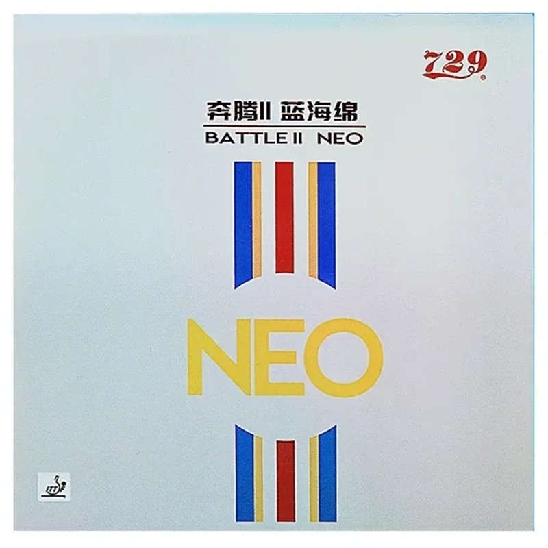 LJJ 729 Friendship Battle 2 NEO Battle II Blue Sponge ยางปิงปอง Sticky Professional ยางปิงปองยี่ห้อใ