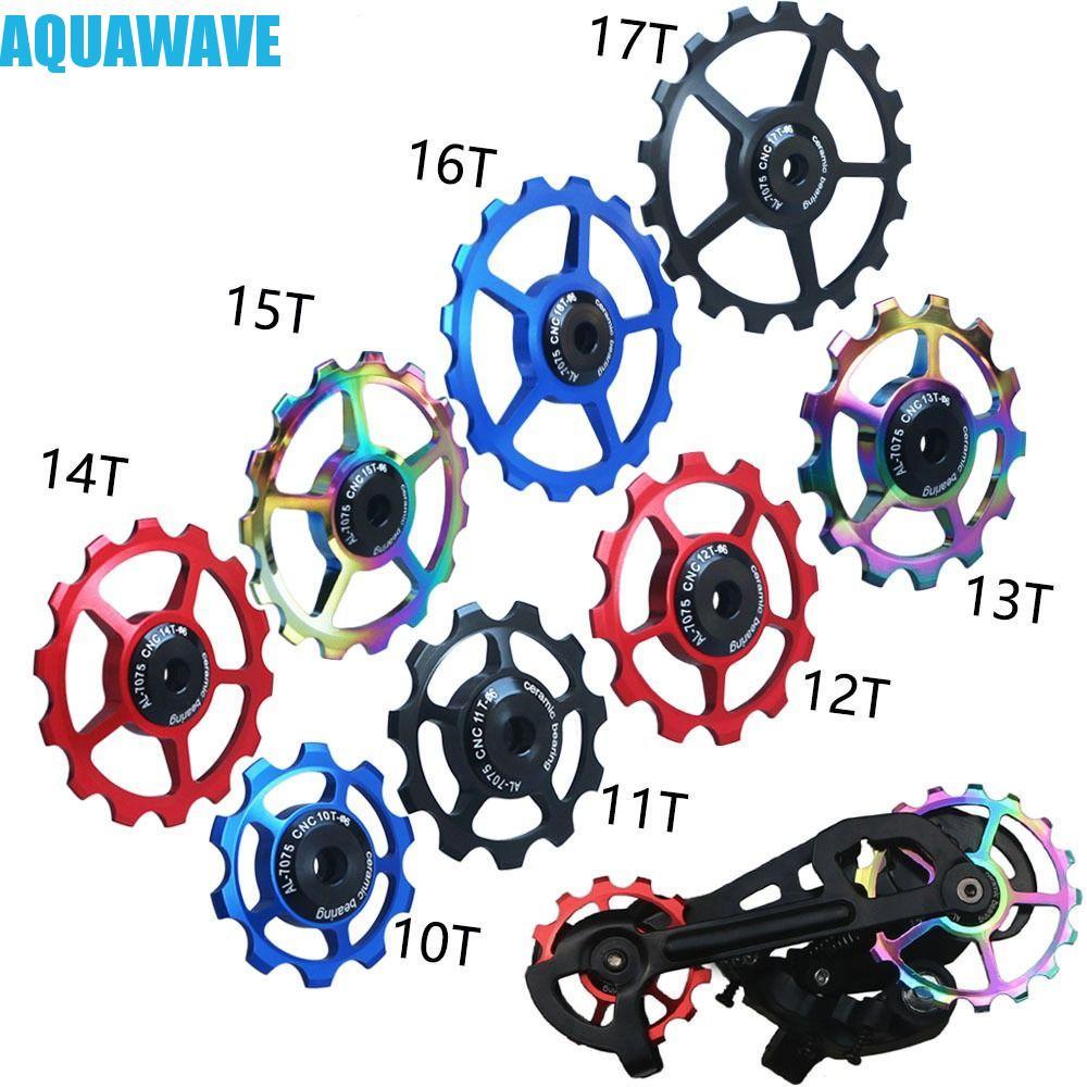 AQUAWAVE จักรยานด้านหลัง Derailleur MTB 13T 14T 15T Jockey ล้อด้านหลัง Derailleur คู่มือรอบ Jockey ล
