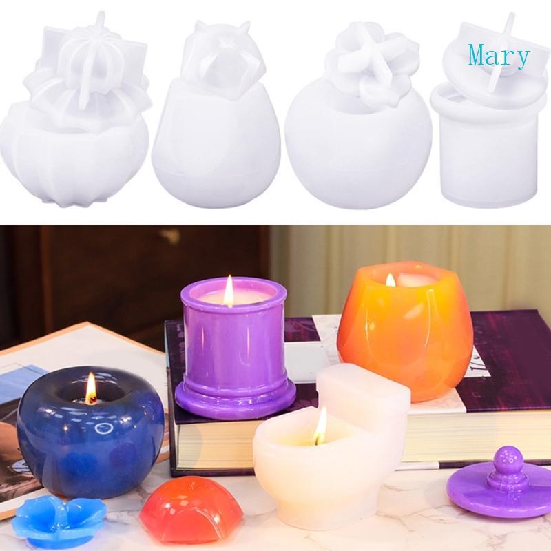 Mary Jar Jewelry Mould แม่พิมพ์ซิลิโคนสําหรับสร้างภาชนะตกแต่ง