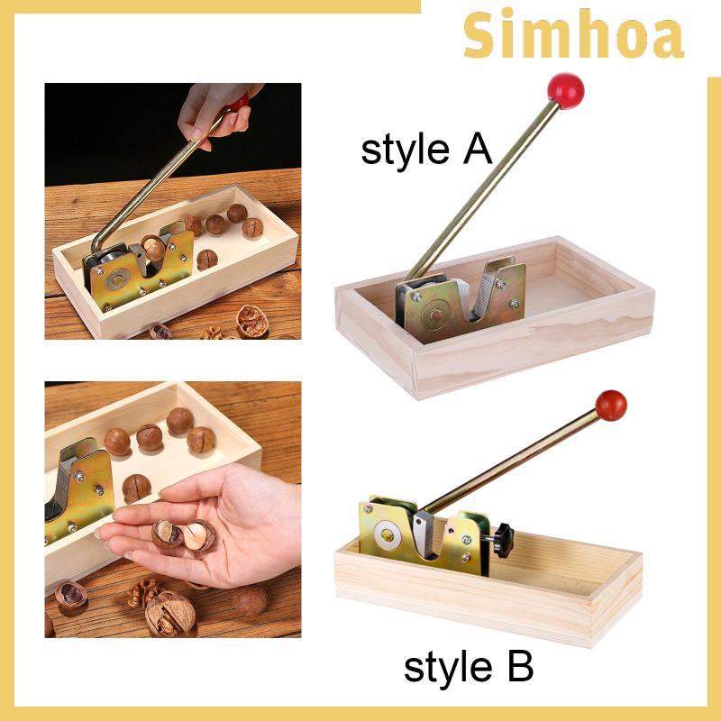 [SIMHOA] เครื่องมือเปิดแมคคาเดเมีย Sheller น็อตแบบปรับได้อเนกประสงค์สําหรับ Pecans อุปกรณ์ครัว ที่เป