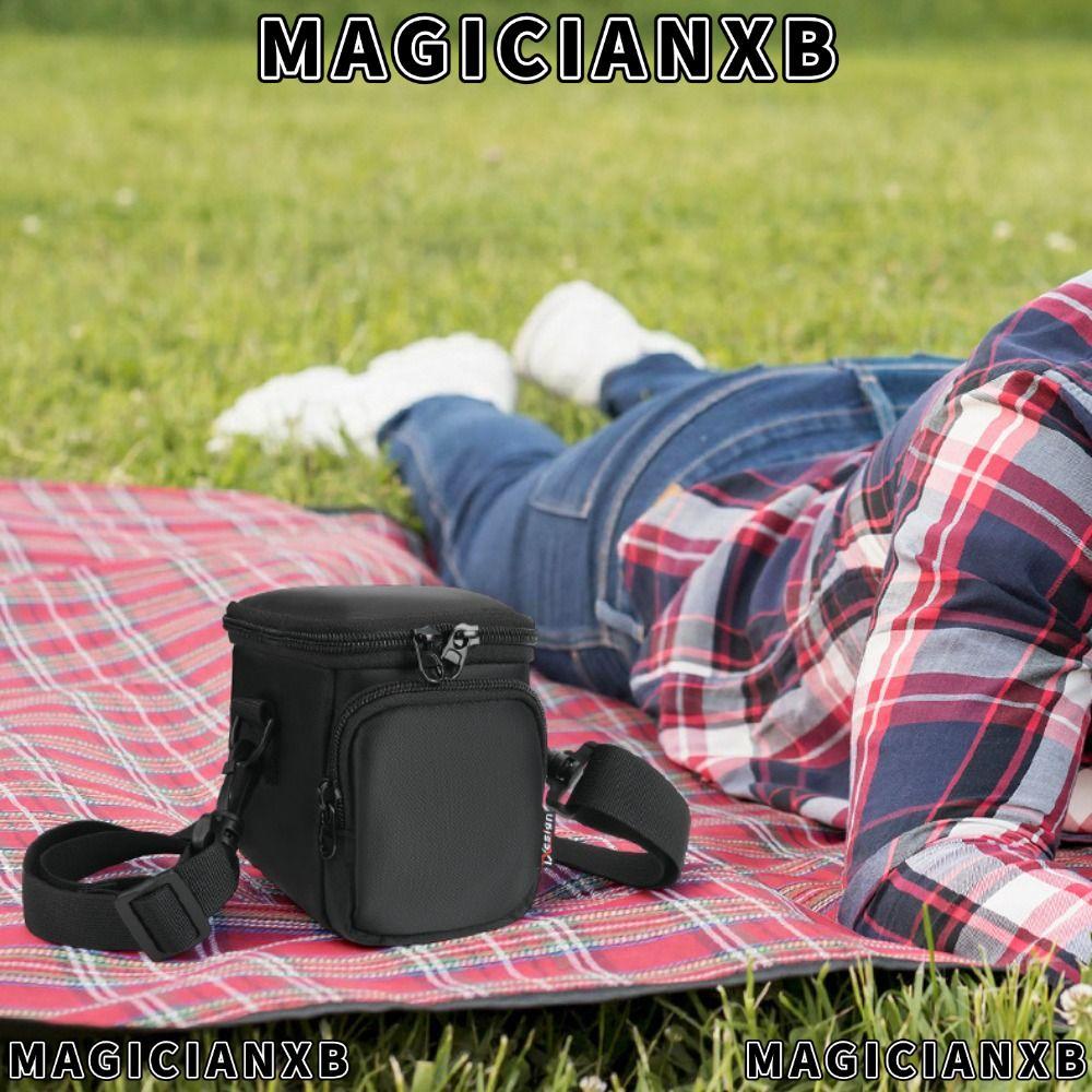 MAGICIANXB ที่เก็บกล้อง, พร้อมสายคล้องไหล่ Dual-pocket กระเป๋าเดินทาง, กันกระแทก Anti-fall กระเป๋าป้
