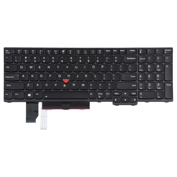 เตรียมจัดส่ง คีย์บอร์ดเวอร์ชั่น US พร้อมไฟแบ็คไลท์และจุดสําหรับ Lenovo Thinkpad P15V L15 T15P P15 P1
