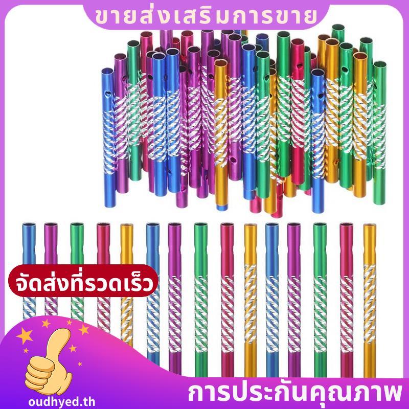 150 ชิ้น Wind Chime Tubes Wind Chime อุปกรณ์ชิ้นส่วนสําหรับ DIY Wind Chime ทําสําหรับผู้ใหญ่ศิลปะและ