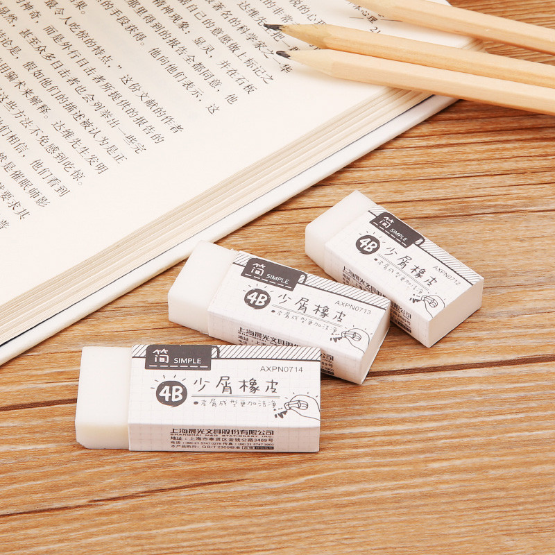 Chenguangjian Series Art Painting Eraser ทรัมเป็ตนักเรียน 4B ยางลบ Less Dandruff Easy to Erase Clean