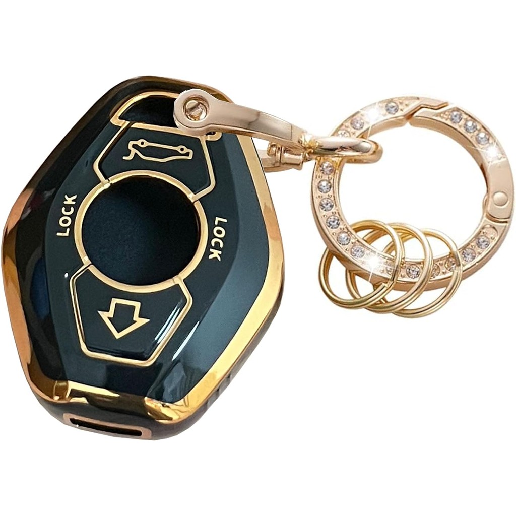 สําหรับ BMW Key Fob Shell Keyless Remote Key พร้อมพวงกุญแจ Fit สําหรับ BMW 3 5 7 Series M3 M5 M6 X3 