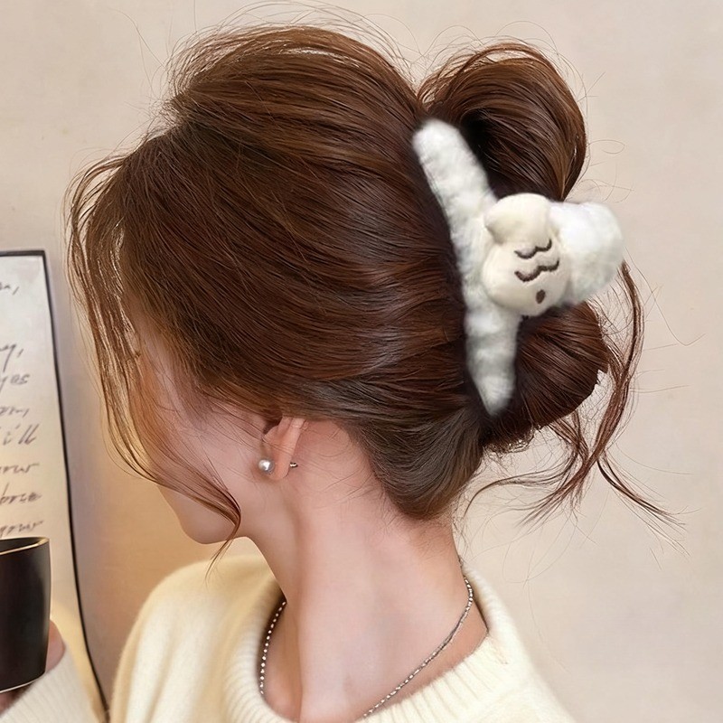 ตุ๊กตาแมวคลิป พร้อมคลิปปลาขนาดเล็กสำหรับฤดูใบไม้ร่วงและฤดูหนาว ตกแต่งทรงผมได้น่ารัก - รูปที่ 4