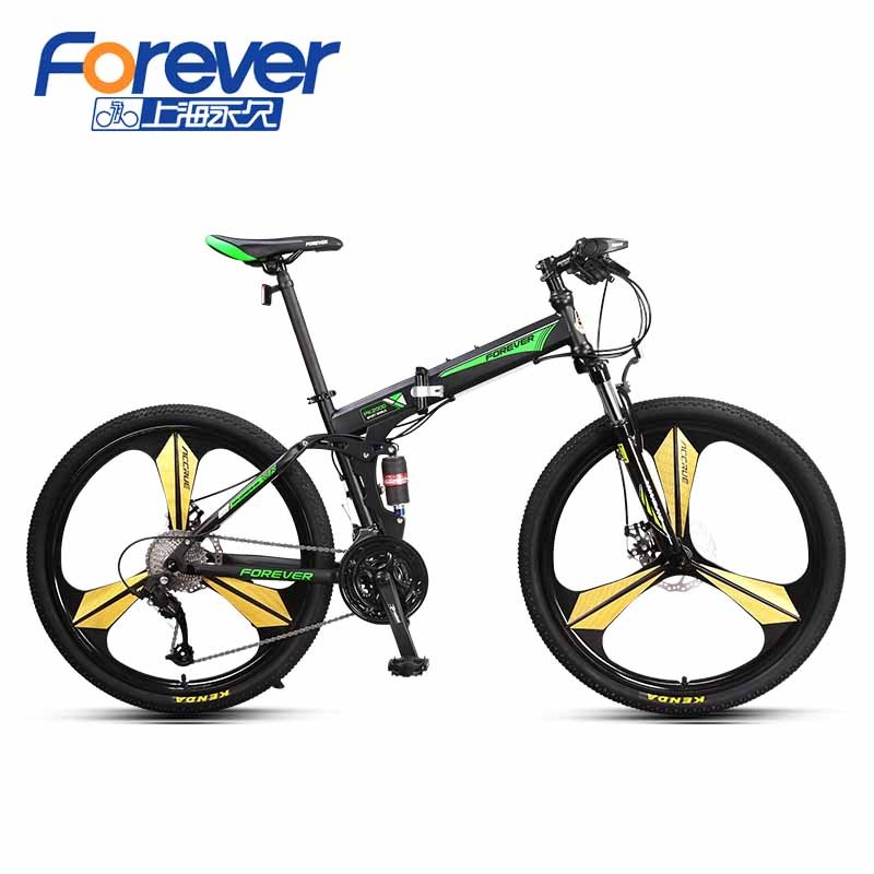 จักรยานเสือภูเขารุ่นพับได้ Land Rover กันสะเทือนคู่ เสริมความนุ่มสบาย