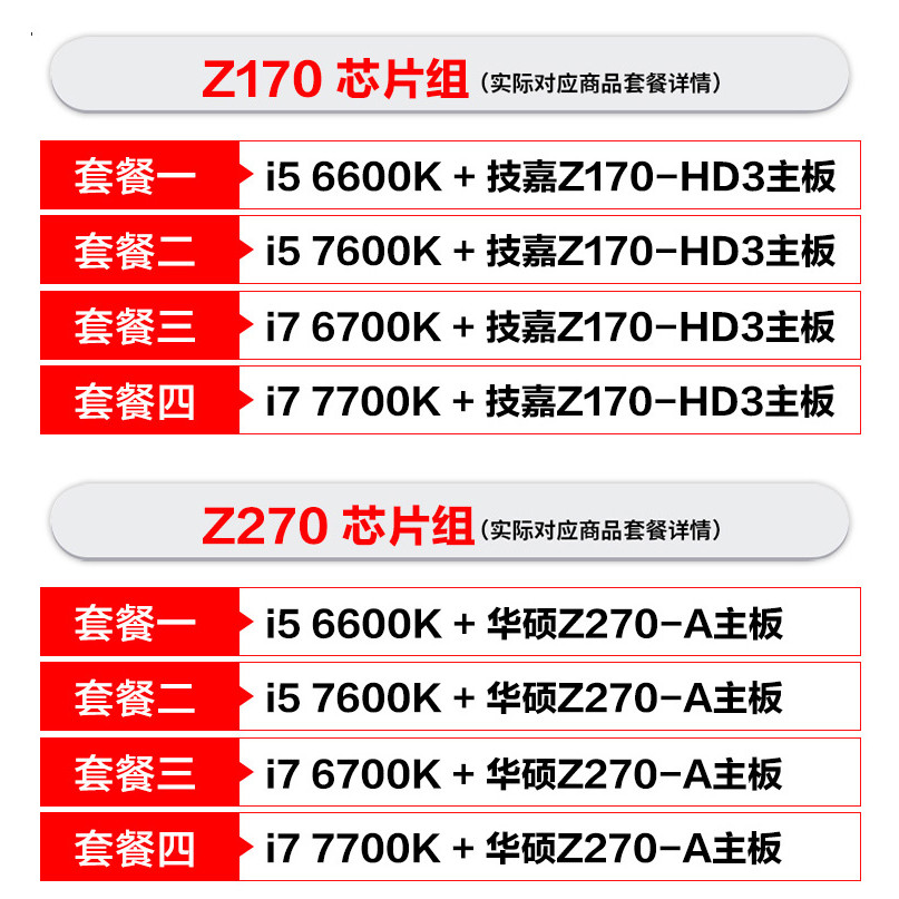 Z170HD3 Z270 A CPU เมนบอร์ดชุดสนับสนุน i5 6600K 7600K i7 6700K 7700K