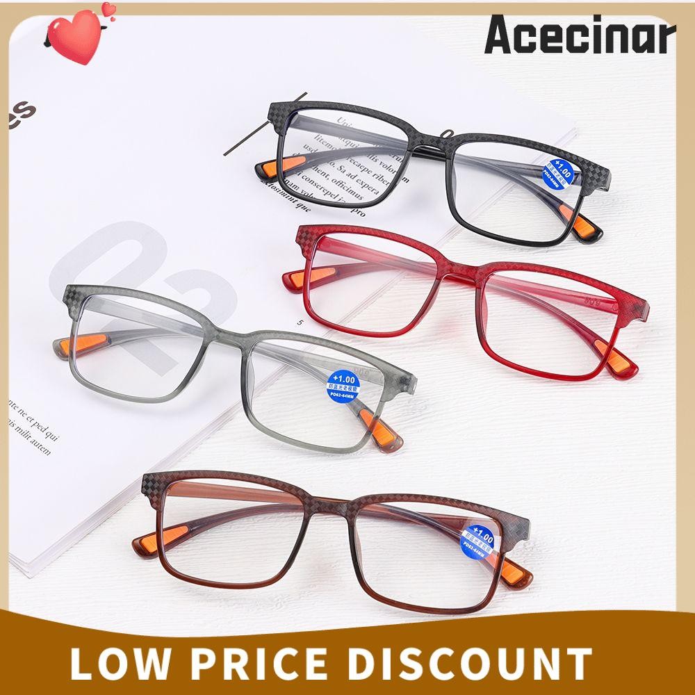 ACECINAR แว่นตาอ่านหนังสือ + 1.0 ~ + 4.0 แฟชั่นแบบพกพาแว่นตา Far Sight