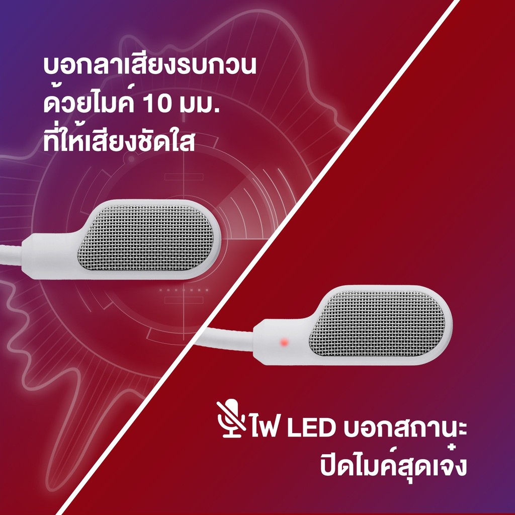 HyperX Cloud III Gaming Headset (White) หูฟังมีสาย หูฟังเกมมิ่ง (BS7C1AA)