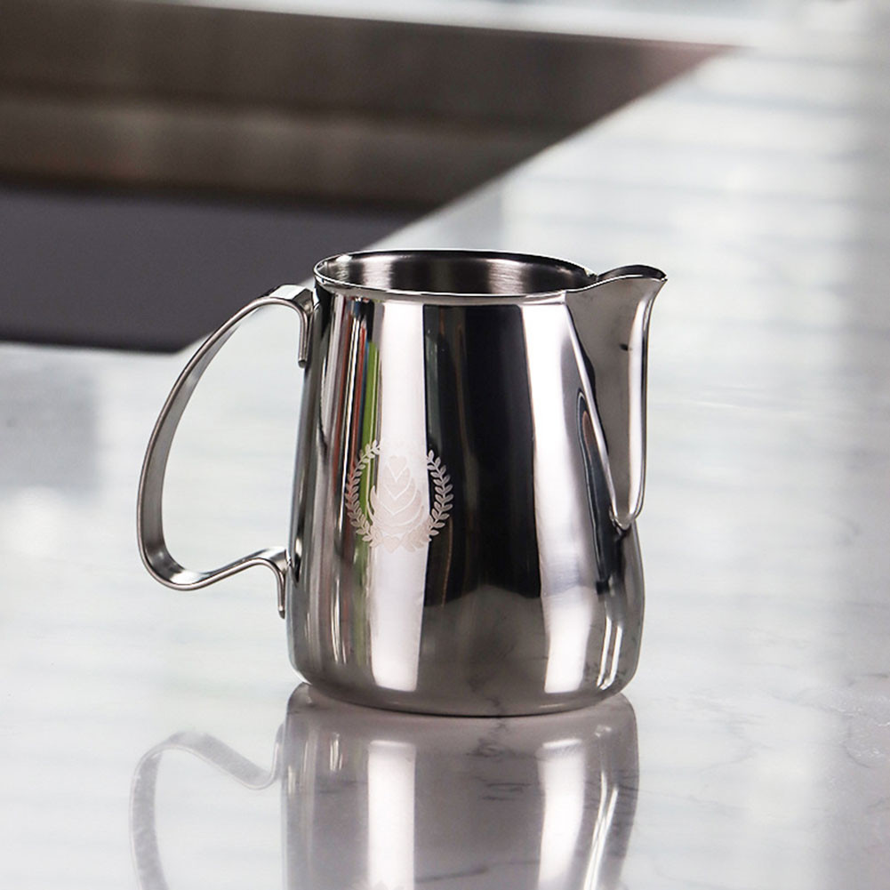 เหยือกนึ่ง Latte Art Espressos Milk Frothing Pitcher สําหรับ Cappuccinos