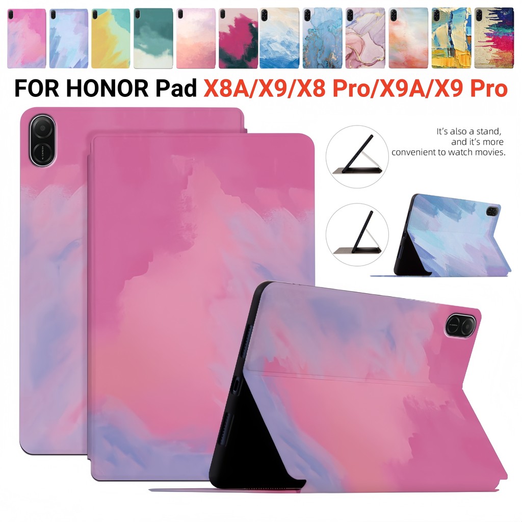 สําหรับ Honor Pad X9a X8 X9 Pro 11.5 นิ้ว 2025 2023 ELN2-W29 ELN2-W09 Pad X8a 11.0 คุณภาพสูง PU หนัง