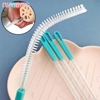 แปรงล้างฟาง นิเมง, สแตนเลส360องศาฟางขวดแปรงทําความสะอาดผมนุ่…