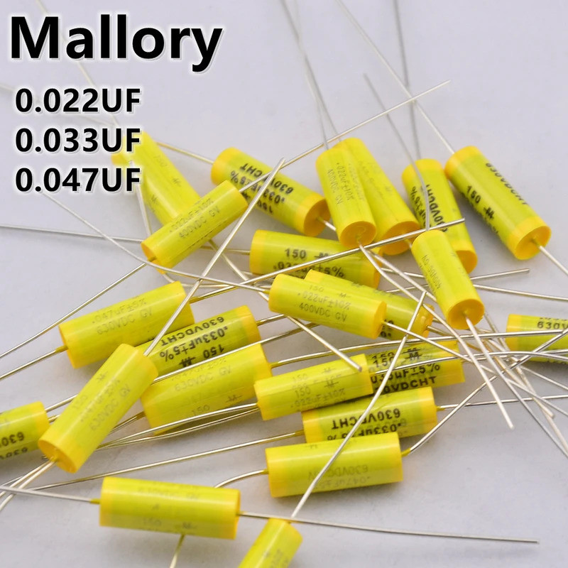 ของแท้ USA Mallory 0.022UF 223K /0.033UF 333K/0.047UF 473K Tone Cap (Capacitor) สําหรับ Epi 1959