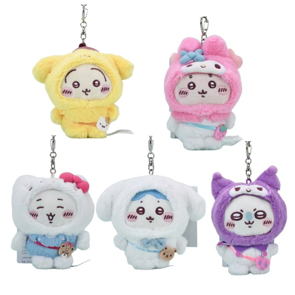 Sanrio Chikawa Little Hachitama Dog Giyusaki เสื้อผ้า Sanrio Chikawa Chikawa Cinnamon Dog Giyusaki น