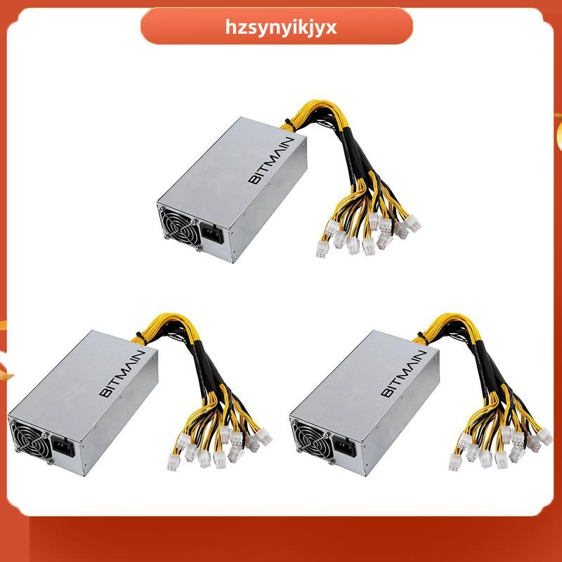 hzsynyikjyx3X APW7 1800W แหล่งจ่ายไฟการทําเหมือง PSU สําหรับ Bitmain Antminer S9/L3+/A6/A7/R4/S7/E9 