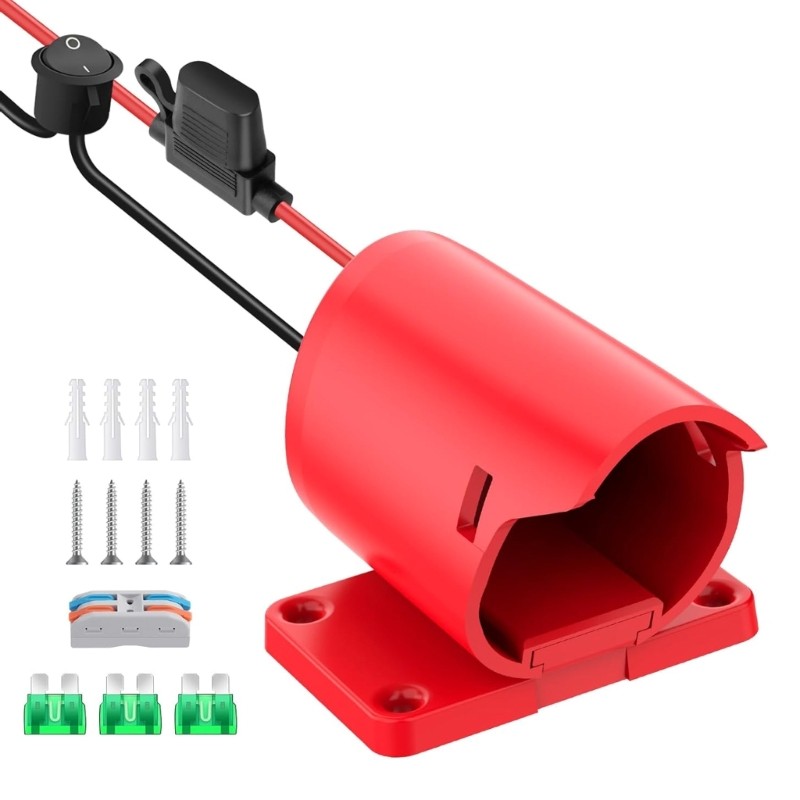 BT 14AWG 12V อะแดปเตอร์ล้ออะแดปเตอร์ Fused