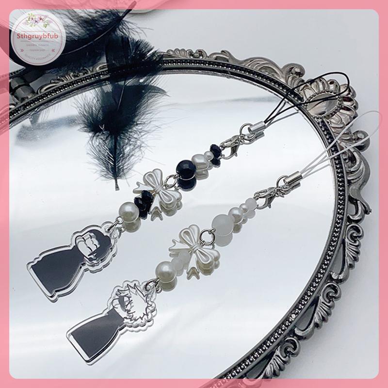 STHB อะนิเมะ Jujutsu พวงกุญแจคอสเพลย์ Geto Suguru Satoru Gojo จับคู่ JJK โทรศัพท์ Charm อุปกรณ์เสริม