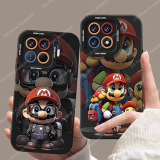 เคส Xiaomi 17T 15T 14T Pro เคส Xiaomi 17T 15T 14T 5G Case เคสการ์ตูนอนิเมะมาริโอ้ แบบด้าน ซิลิโคนอ่อนกันกระแทก พร้อมที่ป้องกันกล้อง สายคล้องโทรศัพท์ เคสกันรอยนิ้วมือ สำหรับเด็กผู้ชาย เด็กผู้หญิง และนักเรียน