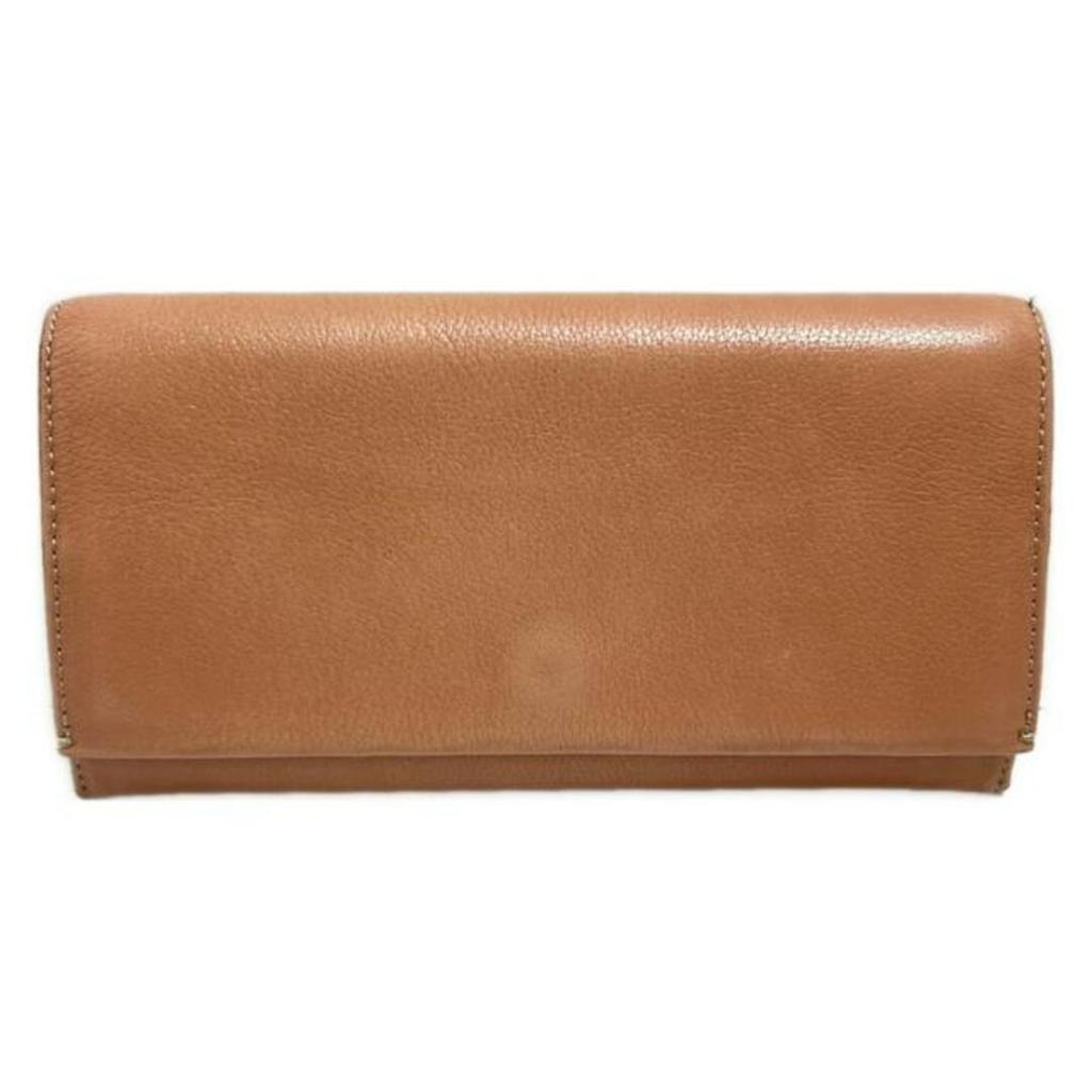 Tsuchiya Kaban Wallet Brown Light leather Direct from Japan Secondhand
