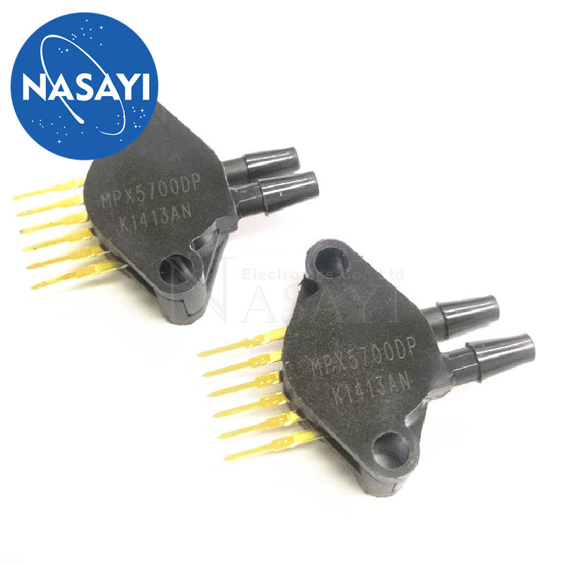 MPX5700AP 6-SIP แรงดันไฟฟ้าอะนาล็อก MPX5700DP เครื่องส่งสัญญาณเซ็นเซอร์ความดัน