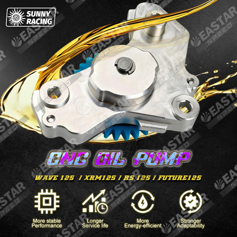 ปั๊มน้ำมันเครื่อง ปั๊มน้ำมัน เวฟ125 CNC Wave125 ,Click125/150 ,Futuer125 ,Nmax V1 Aerox V2 ,Sniper15