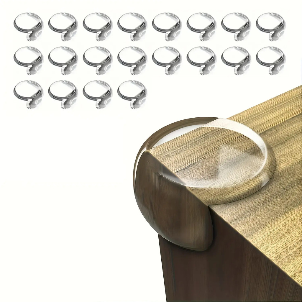 SIKU TRANSPARENT TABLE CORNER PROTECTOR / SILICONE TABLE CORNER ELBOW PROTECTOR / SILICONE TABLE Saf