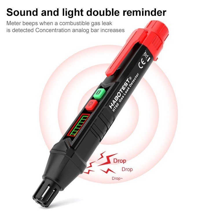 HT60 Dual Leak Detector Detector HT59 Gas Alarm Flammable 7LI2