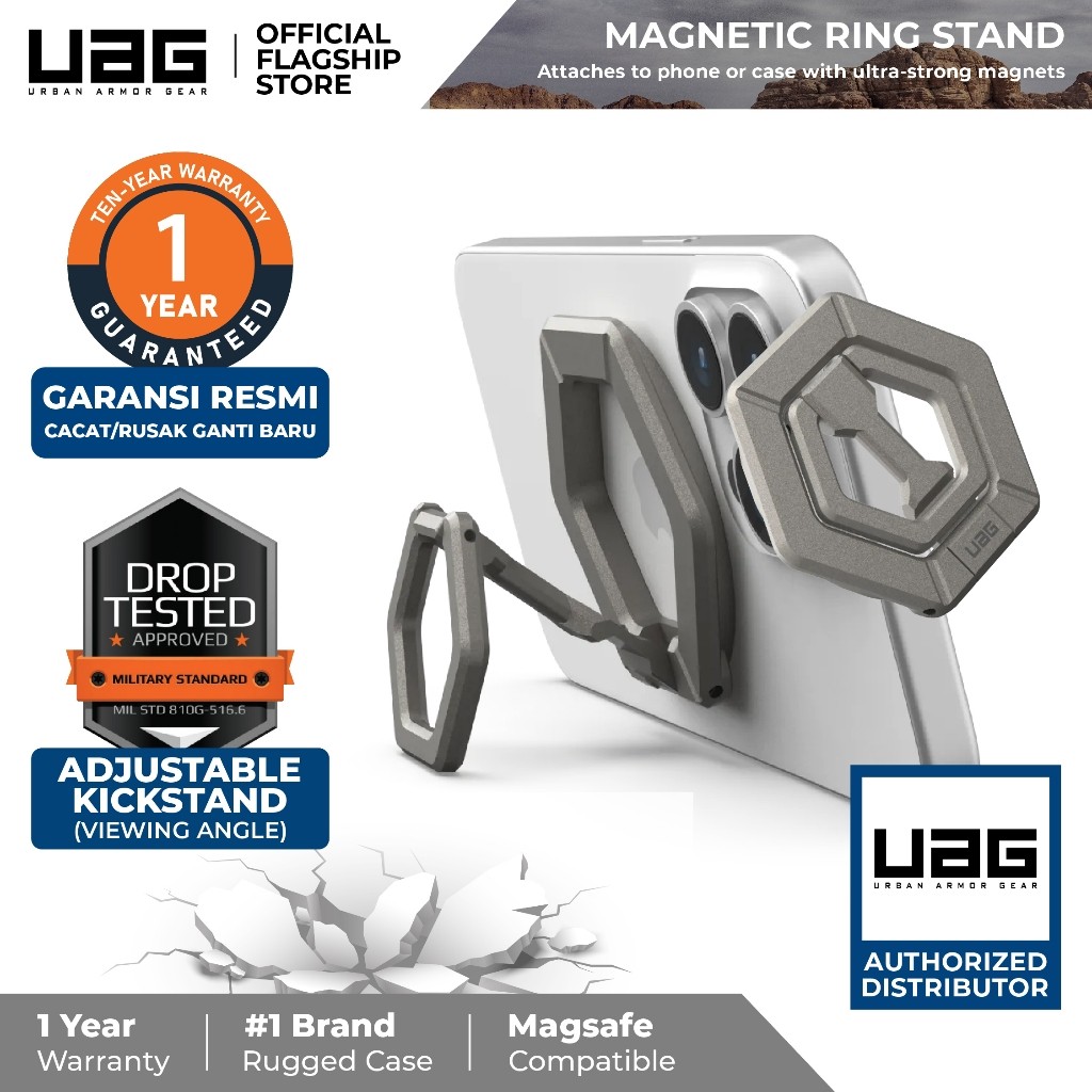UAG สําหรับขาตั้งวงแหวนแม่เหล็ก เข้ากันได้กับ Magsafe