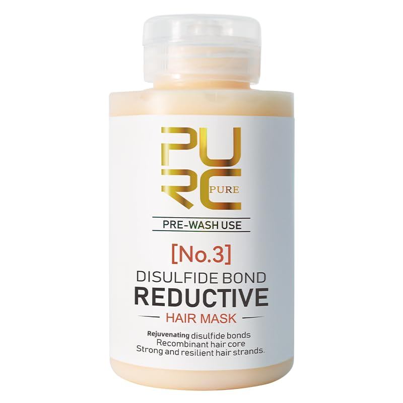 PURC Keratin Hair Mask Disulfide Bond Hair Treatment Smoothing Straightening Hair Cream Repair Damag