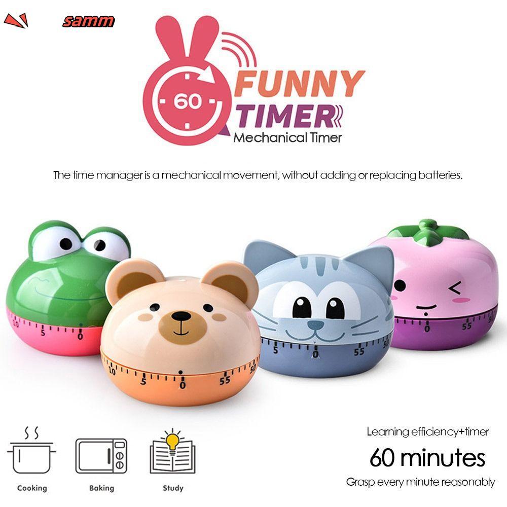 SAMM Manual Timer Gifts Novelty Student Learning Time Kitchen Food Timer