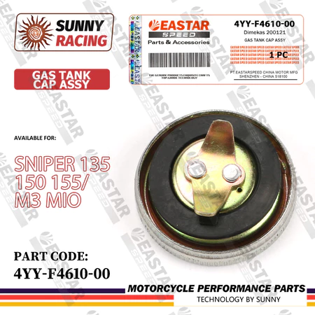 ฝาถังน้ำมัน เเท้เบิกศูนย์ SNIPER/EXCITER 135 150 155 /M3 MIO125 /VEGA SOUL/AEROX/FINO/jupiter 4YY-F4610-00