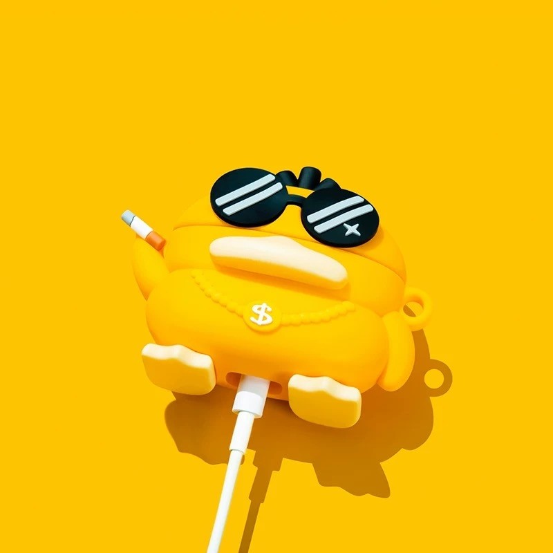 แว่นกันแดด Psyduck น่ารัก Airpods กรณีป้องกัน Airpods Pro 3 กรณีหูฟัง Airpods 4 กรณีซิลิโคน Airpods Pro 2 กรณี Airpods Gen3 กรณีครอบคลุม - รูปที่ 2