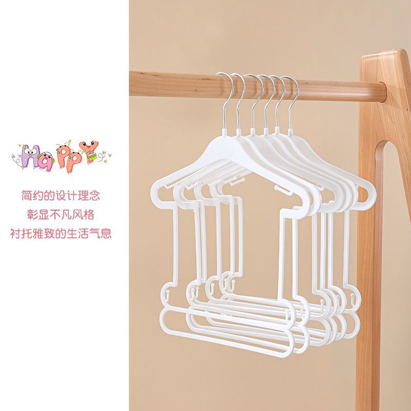 儿童连体衣架婴儿衣裤架一体童装店家用两套衣挂塑料连体衣服撑Children's Clothes Hanger Infant Clothes Rack Children's Clothing202510