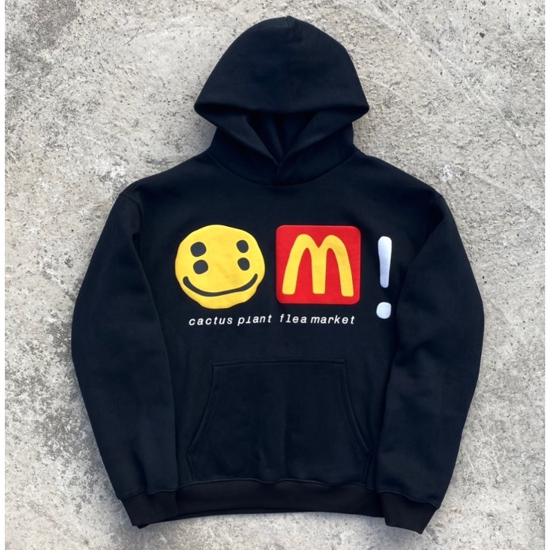 Cactus Plant Flea Market x McDonalds CPFM Mai Local宽松连帽卫衣