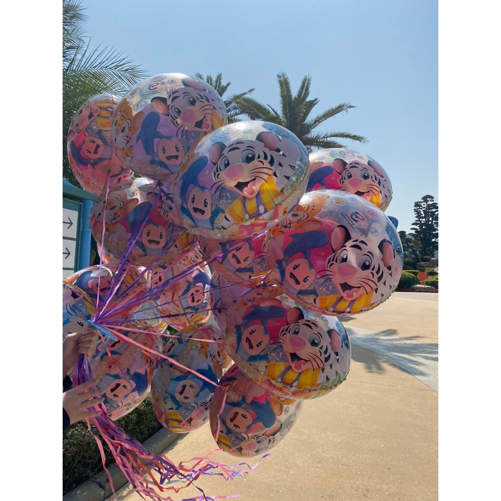 Zhuhai Changlong ของเล่นของที่ระลึก Ocean Kingdom Theme Kaka Qiqi บอลลูนผู้ชายผู้หญิงของขวัญท่องเที่